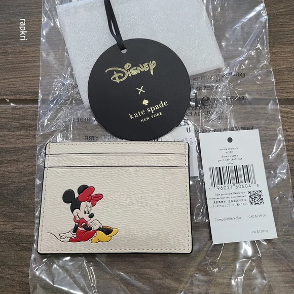 Kate Spade Card holder Minnie Mouse - Picture 2 of 7